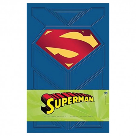 Journal Dc Comics: Superman Libreta Pasta Dura Superman