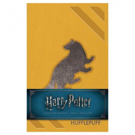 Journal Harry Potter: Hufflepuff Libreta Pasta Dura Hufflepuff