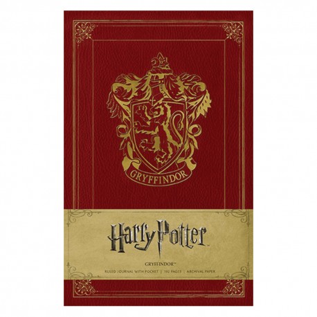 Journal Harry Potter: Gryffindor Libreta Pasta Dura